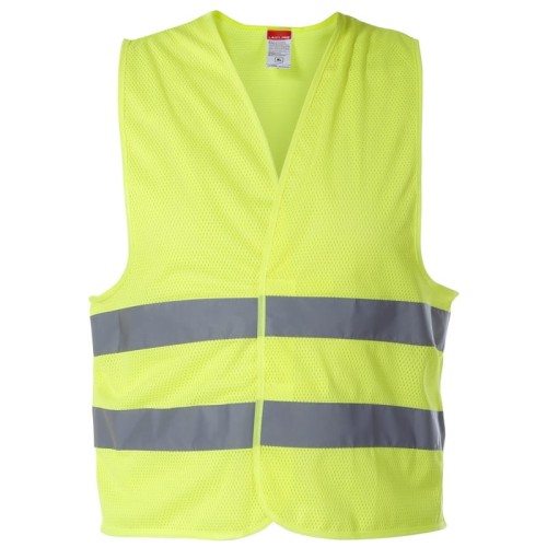 LAHTI PRO KAMIZELKA SIATKOWA Z PASKAMI ODBLASKOWYMI ŻÓŁTA ROZMIAR 3XL L4130506