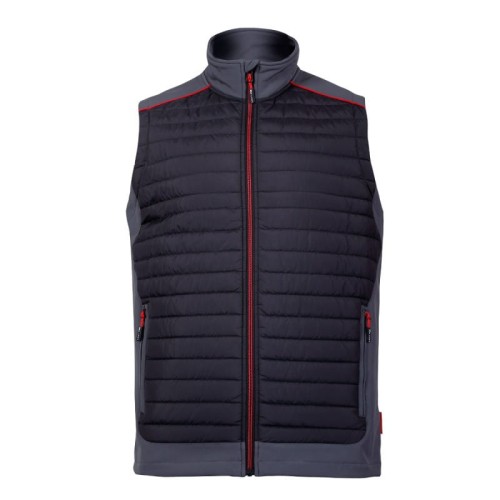 LAHTI PRO ROZ. 3XL KAMIZELKA PIKOWANA CZARNO-SZARO-CZERWONA L4130706