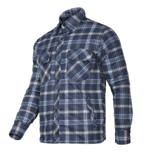 LAHTI PRO ROZ. M KOSZULA FLANELOWA OCIEPLANA GRANATOWO-NIEBIESKA L4180202