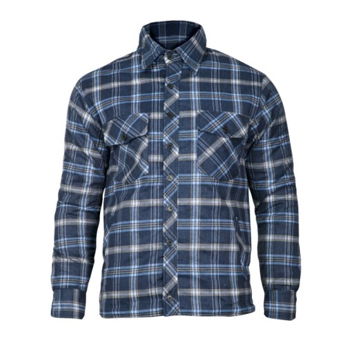 LAHTI PRO ROZ. 2XL KOSZULA FLANELOWA OCIEPLANA GRANATOWO-NIEBIESKA L4180205