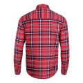 LAHTI PRO KOSZULA FLANELOWA W KRATĘ CZERWONO-GRANATOWA ROZMIAR M L4180302