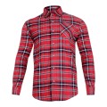 LAHTI PRO KOSZULA FLANELOWA W KRATĘ CZERWONO-GRANATOWA ROZMIAR 3XL L4180306