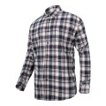 LAHTI PRO KOSZULA FLANELOWA W KRATĘ SZARO-CZARNA ROZMIAR 2XL L4180405