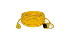 PLASTROL PRZEDŁUŻACZ SPECJALISTYCZNY JEDNOGNIAZDOWY PJ-HEAVY/Z 20M 3X1,5 H07RN-F ŻÓŁTY W97123 - DARMOWA WYSYŁKA