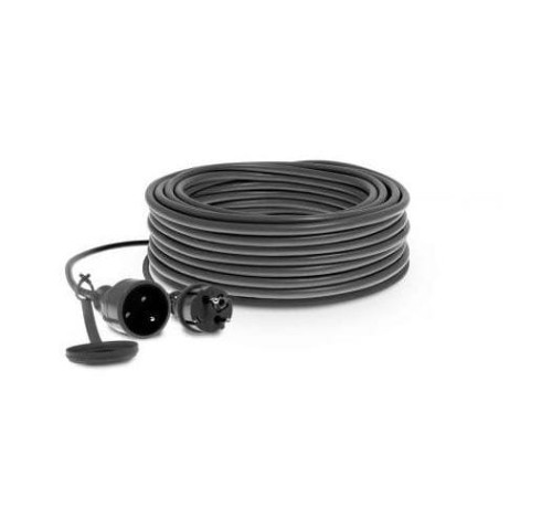 PLASTROL PRZEDŁUŻACZ GUMOWY JEDNOGNIAZDOWY PJ-PRO/Z 50M 3X2,5 H05RR-F CZARNY W97350