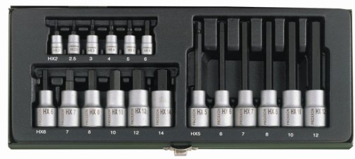 PROXXON ZESTAW KLUCZY NASADOWYCH 18 CZ. 23100 - DARMOWA WYSYŁKA