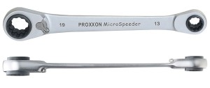 PROXXON KLUCZ OCZKOWY MICROSPEEDER 10-13-17-19MM Z GRZECHOTKĄ 72 ZĘBY 23236