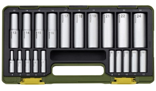 PROXXON ZESTAW NASADEK GŁĘBOKI 1/4" 1/2" 20 ELEMENTÓW 23292- DARMOWA WYSYŁKA