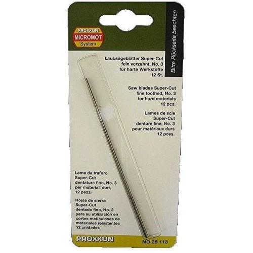 PROXXON BRZESZCZOTY DO WYRZYNARKI DSH 130MM 41TPI KOMPLET 12 SZTUK 28113