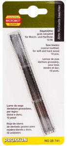 PROXXON BRZESZCZOTY DO WYRZYNARKI DSH 127MM 10TPI KOMPLET 12 SZTUK 28741