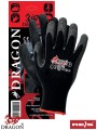 REIS ROZ. 10 RĘKAWICE OCHRONNE DZIANINOWE POWLEKANE WYTRZYMAŁĄ GUMĄ ORYGINALNE DRAGON BB