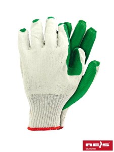 REIS RĘKAWICE OCHRONNE POWLEKANE GUMĄ RECOGREEN