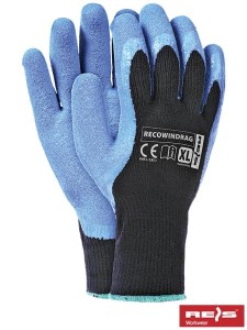 REIS RĘKAWICE OCHRONNE OCIEPLANE POWLEKANE GUMĄ RECOWINDRAG