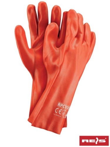 REIS RĘKAWICE OCHRONNE WYKONANE Z PCV RPCV35