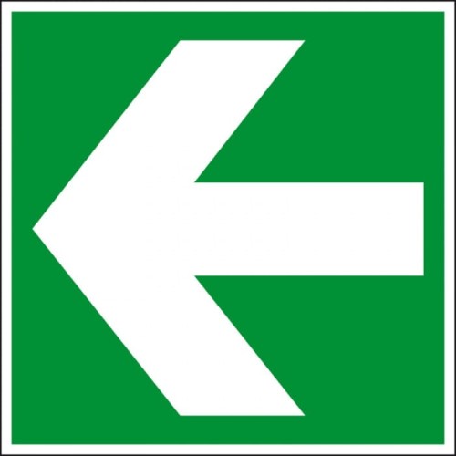 ANRO ZNAK EWAKUACYJNY "KIERUNEK DROGI EWAKUACYJNEJ" Z-11E-FS