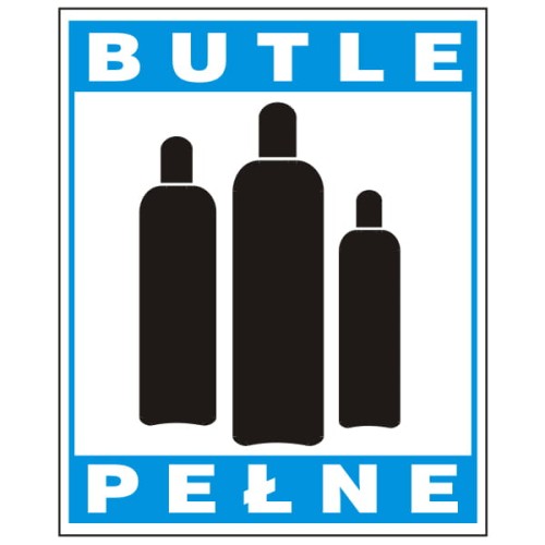 ANRO ZNAK UZUPEŁNIAJĄCY - GAZ "BUTLE PEŁNE" Z-21G-P-150-205