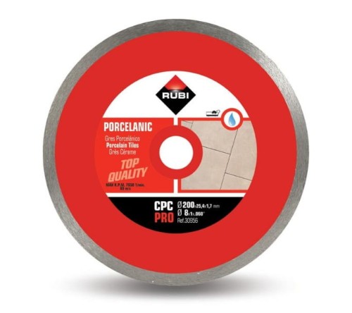 RUBI TARCZA DIAMENTOWA DO GRESU PORCELANOWEGO OBRZEŻE CIĄGŁE CPC 200 PRO 30956