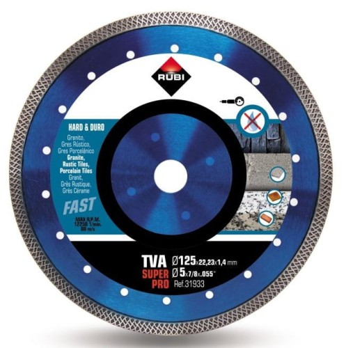 RUBI TARCZA DIAMENTOWA TURBO VIPER TVA 125 31933