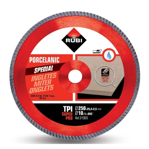 RUBI TARCZA DIAMENTOWA RUBI TPI 250 SUPER PRO 31969