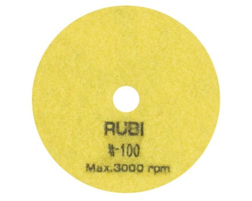 RUBI TARCZA DIAMENTOWA DO POLEROWANIA NA SUCHO FI100MM GRADACJA #100 62971