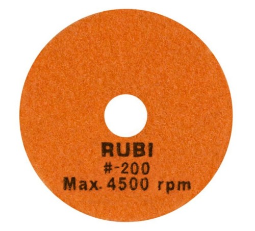 RUBI TARCZA DIAMENTOWA DO POLEROWANIA NA MOKRO FI100MM GRADACJA #200 62980