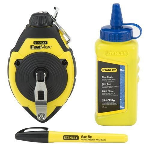 STANLEY  ZESTAW SZNUR TRASERSKI FATMAX + KREDA + POZIOM 0-47-681
