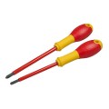 STANLEY  ZESTAW WKRĘTAKÓW VDE DO ŚRUB Z GNIAZDEM UNIWERSALNYM PH1x100, PH2x100, 2 SZT. 0-62-648
