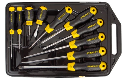 STANLEY ZESTAW WKRĘTAKÓW CUSIONGRIP 10 SZTUK 2-65-005