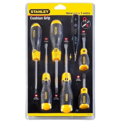 STANLEY  WKRĘTAKI CUSCHIONGRIP ZESTAW 6 SZT. 0-65-009