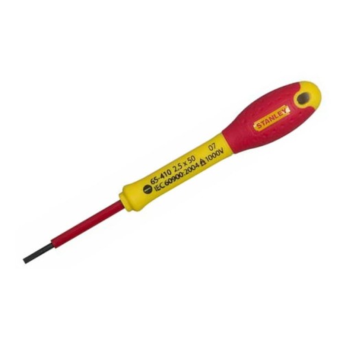 STANLEY  WKRĘTAK FATMAX PŁASKI 2,5x50MM 1000V 1-65-410