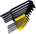 STANLEY  KLUCZE IMBUSOWE KPL. 1/16"-3/8" 12 SZT. ZASOBNIK PLASTIKOWY 0-69-257