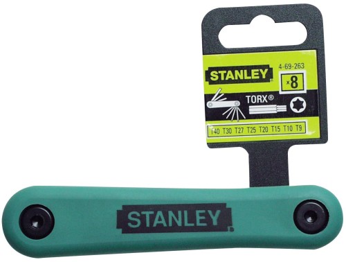 STANLEY  KLUCZE TORX KPL. T9-T40 8SZT. 4-69-263