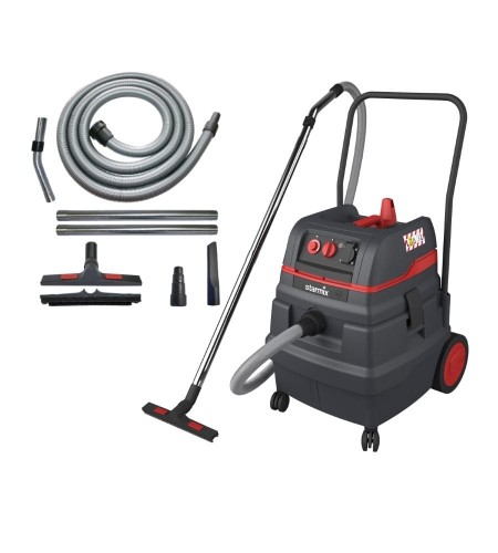 STARMIX ODKURZACZ PRZEMYSŁOWY 50L  ISC L-1650 TOP COMPACT + RĄCZKA TRANSPORTOWA (SX018584) - DARMOWA WYSYŁKA