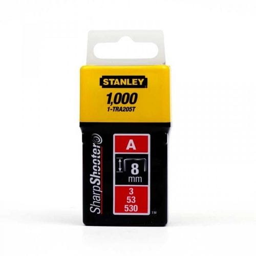 STANLEY  ZSZYWKA TYP A 8MM 1000 SZT. TRA205T1