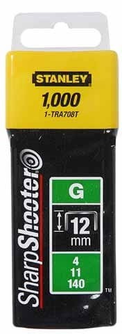 STANLEY  ZSZYWKA TYP G 6MM 1000 SZT. 1-TRA704T