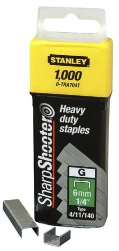 STANLEY  ZSZYWKA TYP G  8MM 1000 SZT. TRA705T1
