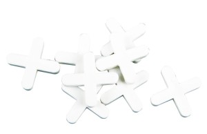 VOREL KRZYŻYKI DYSTANSOWE DO GLAZURY 6.0MM 75 SZTUK 04660