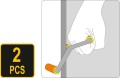 VOREL UCHWYT DO PRZENOSZENIA PŁYT GIPS/KARTON 04755