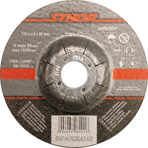 STHOR TARCZA DO CIĘCIA KAMIENIA 115X3.0X22MM 08200