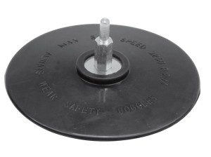 VOREL TARCZA GUMOWA Z TRZPIENIEM FI125MM 08314