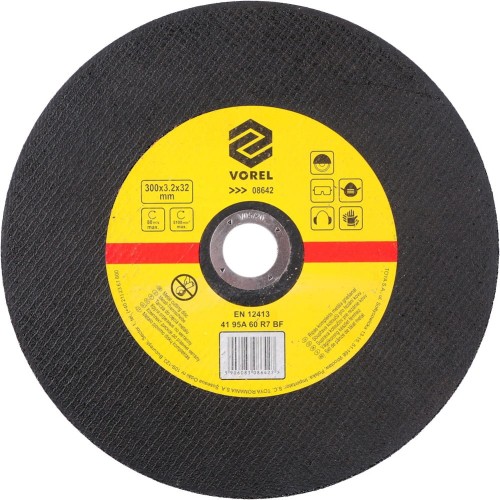 VOREL TARCZA DO CIĘCIA METALU 300X3.2X22MM 08642