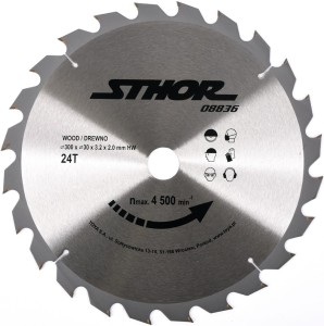 STHOR PIŁA TARCZOWA DO DREWNA Z WĘGLIKEM 300X30MM 24 ZĘBY 08836