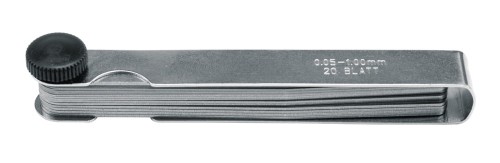 VOREL SZCZELINOMIERZ 20 LISTKOWY 0.05-1MM 15200
