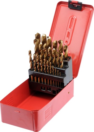 STHOR WIERTŁA DO METALU TYTAN 1-13MM 25 SZTUK 22340
