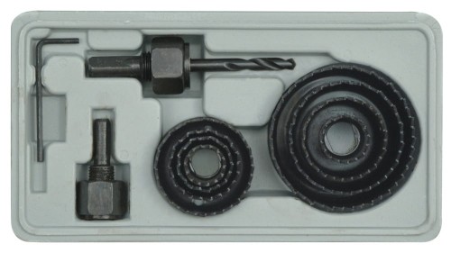 VOREL WYCINARKA DO OTWORÓW W DREWNIE 19-64MM KOMPLET 11 SZTUK 22570
