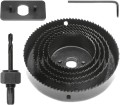 VOREL KOMPLET WYCINAREK DO OTWORÓW W DREWNIE 64-127MM 8 SZTUK 22571