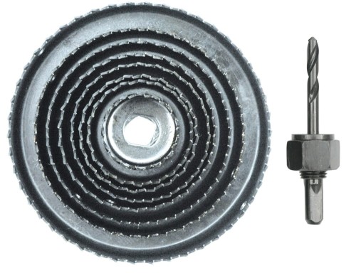 VOREL ZESTAW WYCINAREK DO OTWORÓW W DREWNIE 38-127MM 9 SZTUK 22572