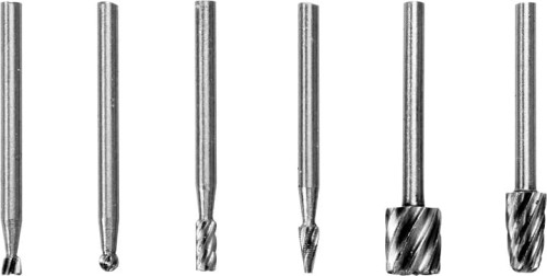 STHOR FREZY HSS DO MINI SZLIFIEREK 6 SZT. UCHWYT 3.2MM 25405