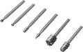 STHOR FREZY HSS DO MINI SZLIFIEREK 6 SZT. UCHWYT 3.2MM 25405