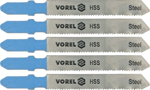 VOREL BRZESZCZOT DO WYRZYNARKI UCHWYT TYPU BOSCH DO METALU 24TPI KOMPLET 5 SZTUK 27814